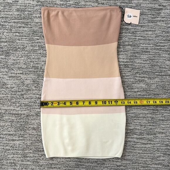 NWT Superdown Perla Ombre Mini Dress in Nude Ombre Revolve Neapolitan Large - Picture 11 of 16